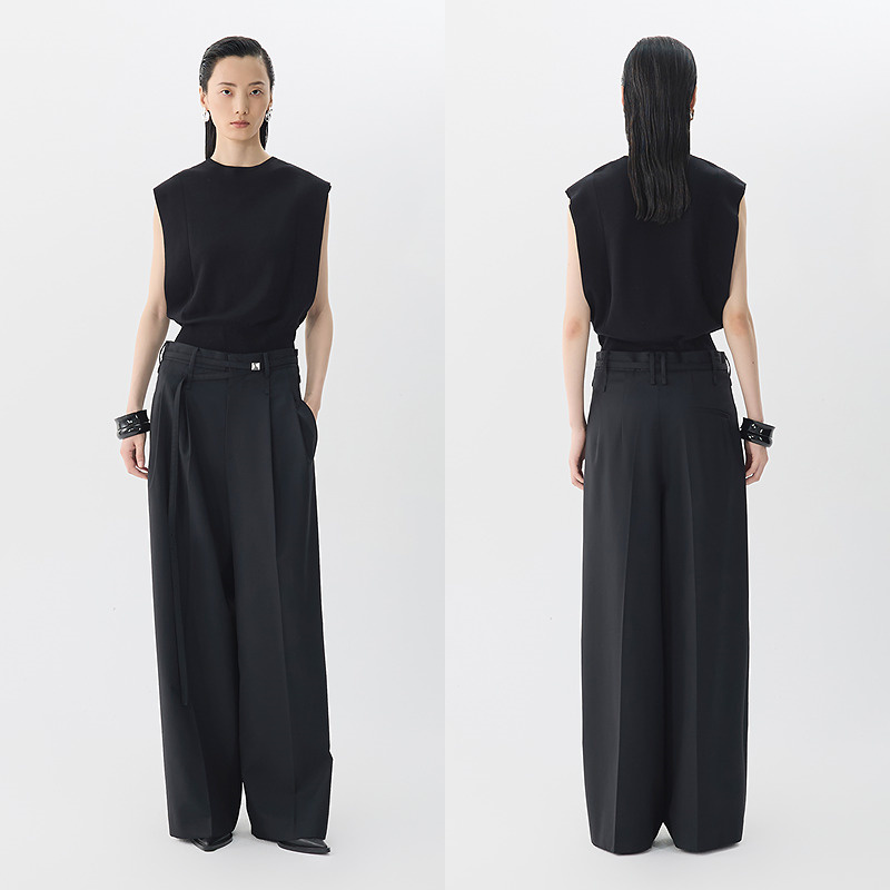 JNBY/江南布衣25春休闲裤宽松阔腿裤5P3E11840