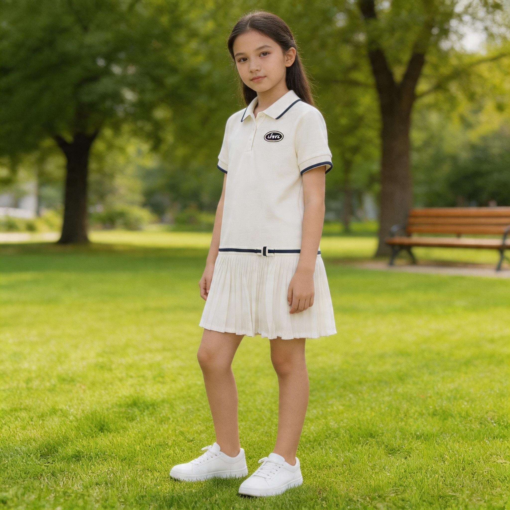 李维斯女孩翻领学院运动POLO连衣裙 LV2422067