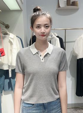 SEIFINI/诗凡黎女士时尚简约短袖针织衫3F7731761