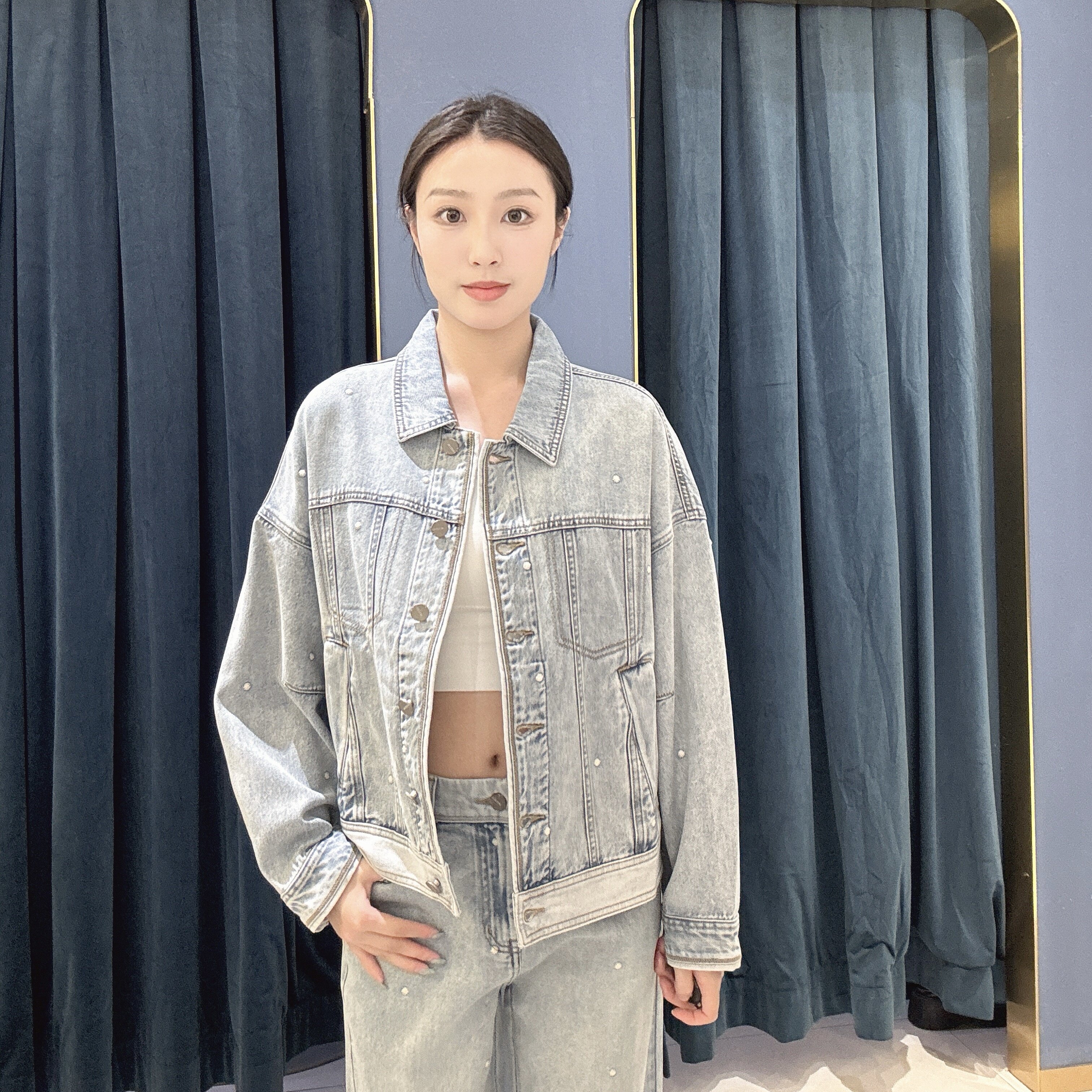 谜底女士复古时尚外套261MW0060