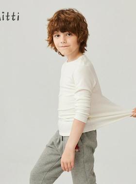 Mitti 基础打底上衣长袖男女童儿童MB3740902