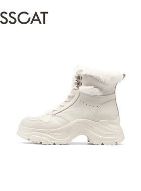 KISSCAT接吻猫舒适通勤中跟5寸靴女鞋女KA54719-51