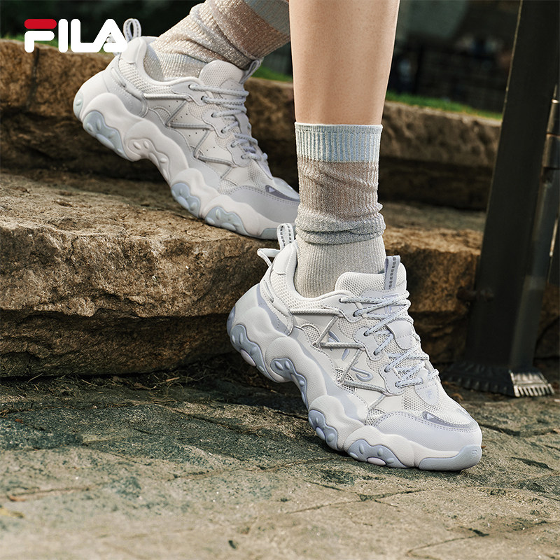 FILA 斐乐猫爪6老爹鞋女鞋运动鞋2025夏季休闲鞋男鞋F12W522111A