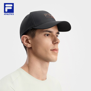 FILA 斐乐官方情侣透气轻量棒球帽运动帽鸭舌帽A13U531233F