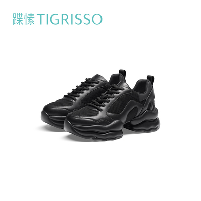 蹀愫2024春厚底时尚休闲运动鞋女鞋TA54195-50