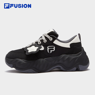 FILA FUSION斐乐潮牌海星鞋女鞋潮鞋2024厚底休闲鞋女T12W441004C
