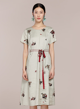 FEIZI/菲姿 夏季女士连衣裙0B4B8