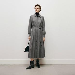 MM麦檬 衬衫领连衣裙女5EA293701