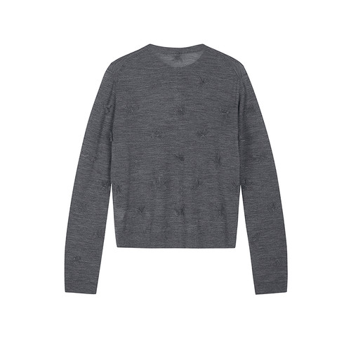 JNBY/江南布衣25春针织衫圆领开襟5P3311110