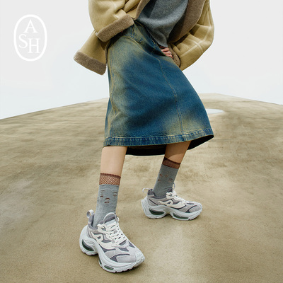 ASH女鞋DYNAMIC拼色厚底复古老爹鞋休闲运动鞋AP340L40012