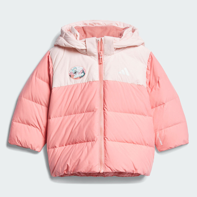 adidas阿迪达斯婴童保暖鸭绒连帽外套运动休闲羽绒服KC5395