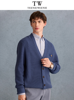 TeenieWeenie2025年春华夫格针织开衫TNCK2511E3D