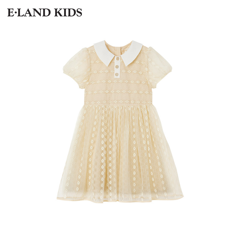 eland kids衣恋童装 女童 连衣裙