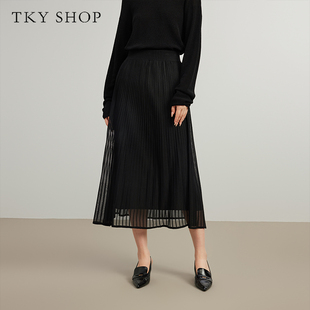 TKY SHOP 女士优雅时尚半身裙10G1GH07Q048