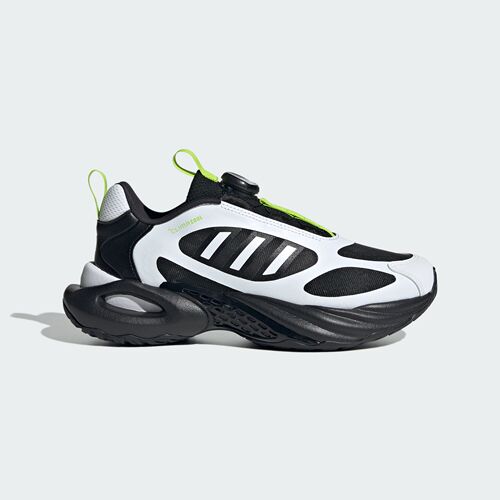 Adidas kids阿迪达斯男大童风动鞋稳定透气运动休闲跑步鞋JS4070