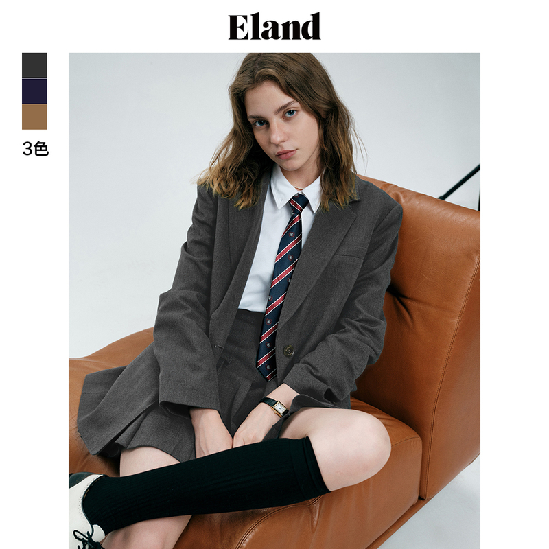 E.LAND 女士休闲通勤外套EEJKD49Y02