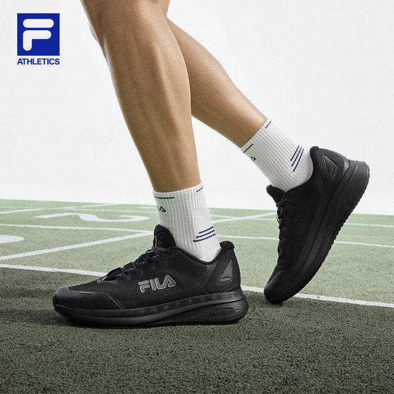 柔云4|FILA 斐乐路跑鞋男鞋2026夏新款运动鞋子跑步鞋A12M631182A