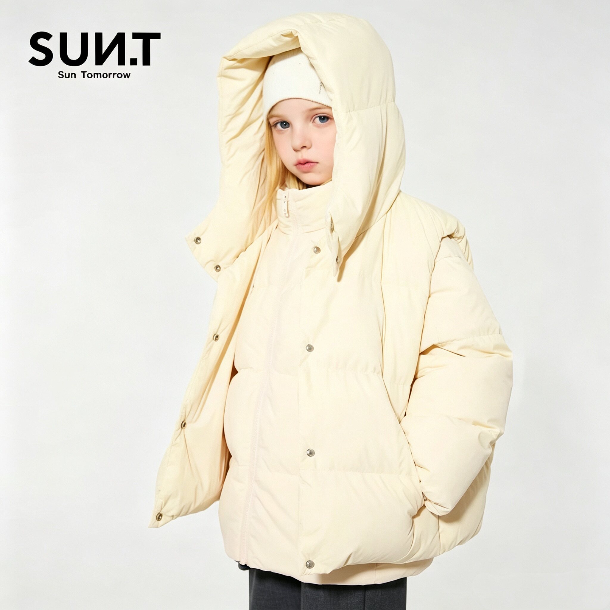 SunTomorrow齐臀羽绒服两件套装124522322A
