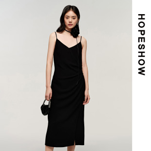 HOPESHOW/红袖连衣裙89124261609