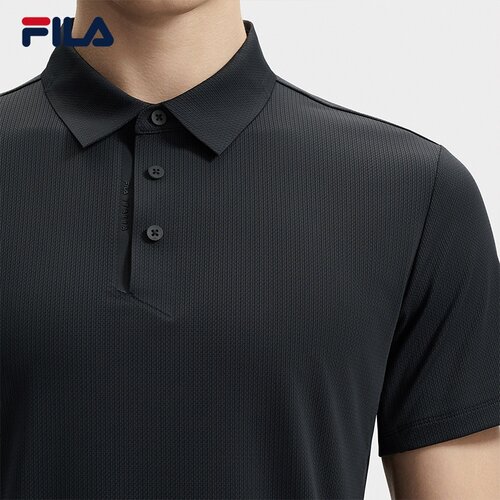FILA 斐乐凉感翻领短袖POLO衫2026夏商务透气T恤F61M623199A