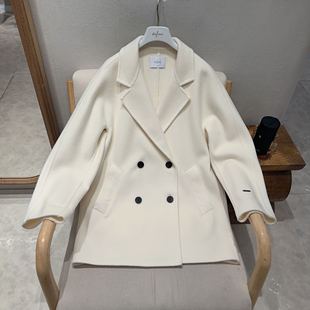 伊芙丽 女士宽松优雅毛呢外套1EA170111