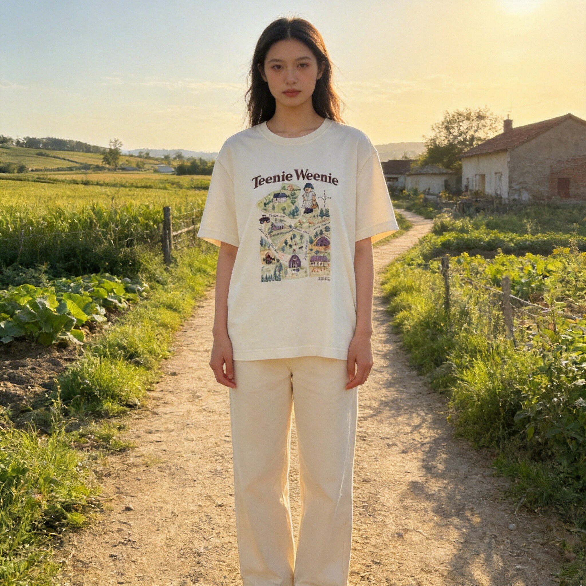 Teenie WeenieTeenie Weenie印花短袖T恤女夏TTRA26M308Z