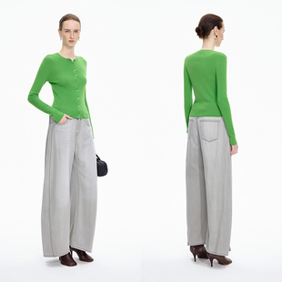 南布衣25秋牛仔香蕉裤立体剪裁5P9E1551H