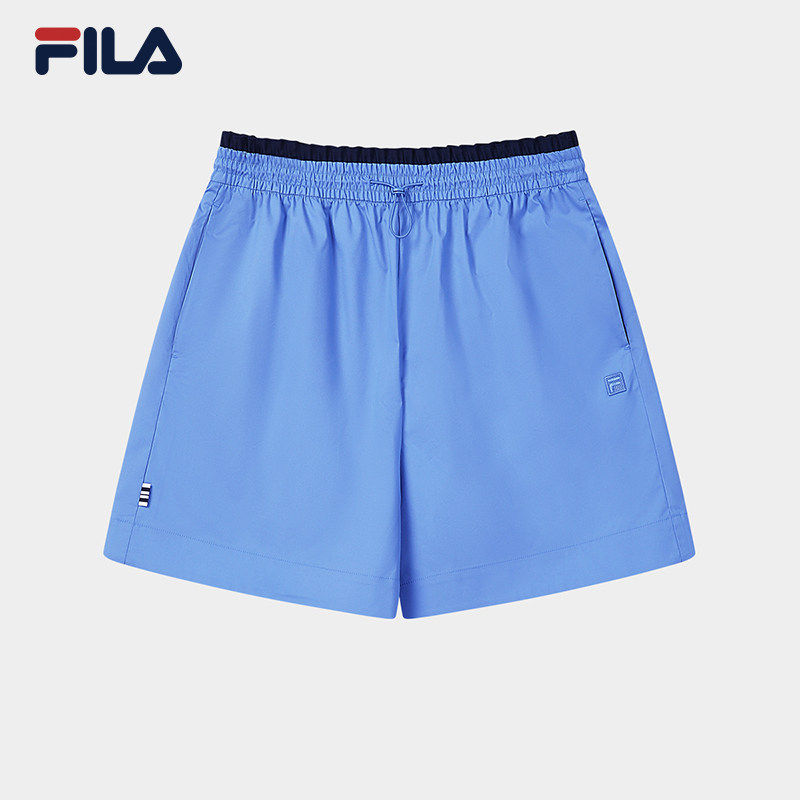 FILA 斐乐官方女士梭织短裤2026夏休闲三分裤双腰头F11W628807F