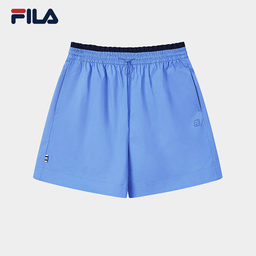 FILA 斐乐官方女士梭织短裤2026夏休闲三分裤双腰头F11W628807F