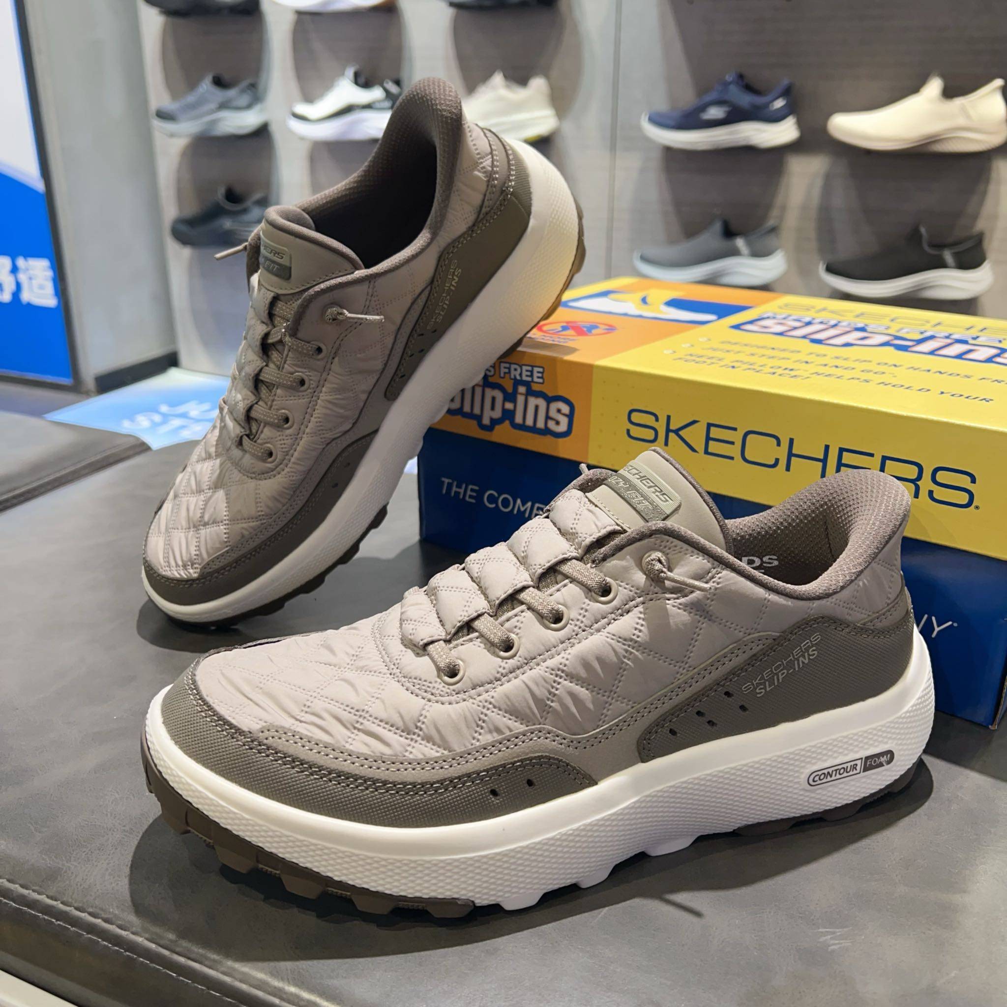 SKECHERS/斯凯奇男子闪穿时尚休闲鞋237664-TPE