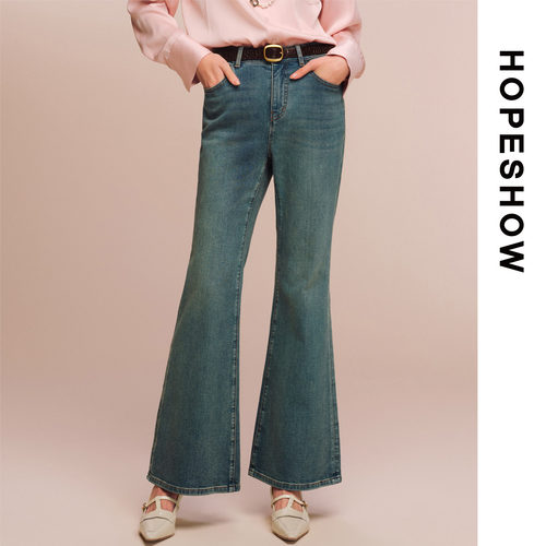 HOPESHOW红袖牛仔裤89225331305H