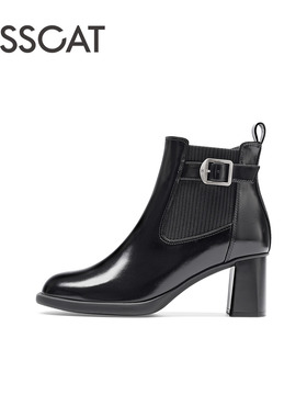KISSCAT接吻猫都市时装中跟5寸靴女鞋女KA54704-11