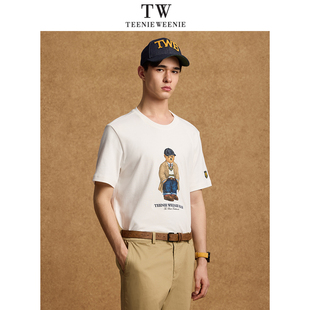 TeenieWeenie2024秋休闲印花圆领T恤TNRW244901A
