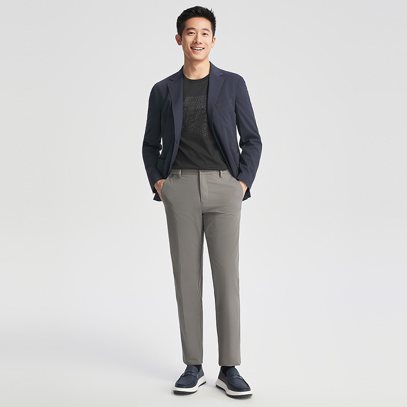 雅戈尔男士两粒单排扣西服外套