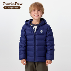 【商场同款】PawinPaw卡通小熊童装25年冬季款男女童羽绒服温暖