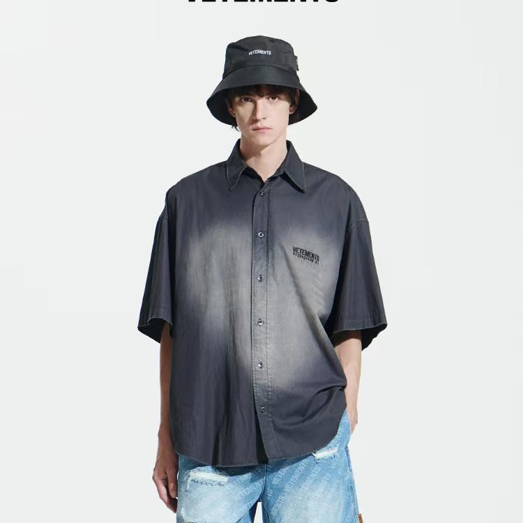 VETEMENTS2025春夏短袖衬衫35132001
