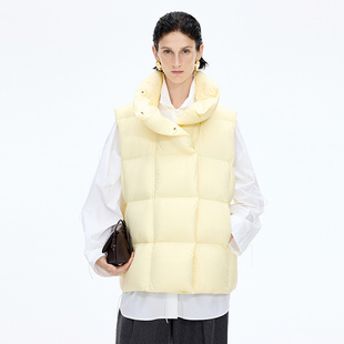 【商场同款】JNBY/江南布衣羽绒服马甲立领直筒