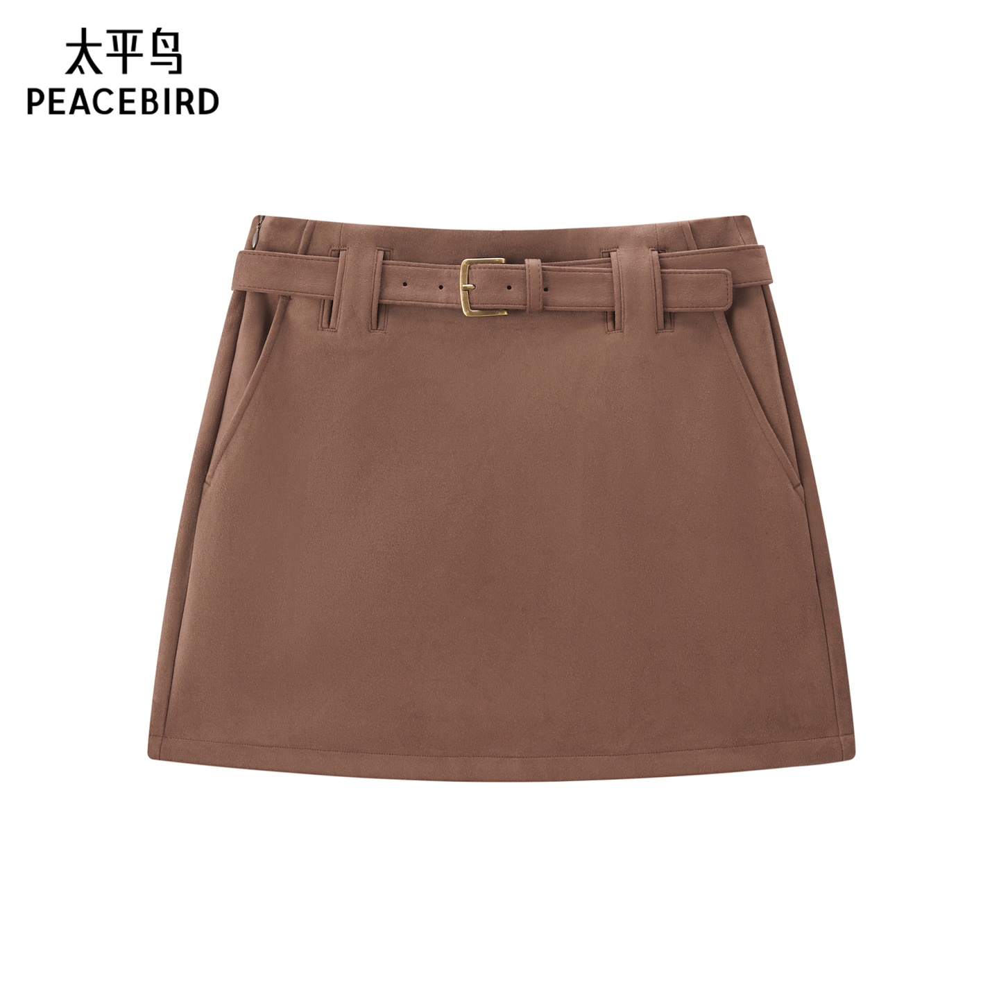 太平鸟简约时尚半身裙 A1GEF4A14