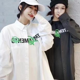 VETEMENTS2024春款长袖衬衫14130002