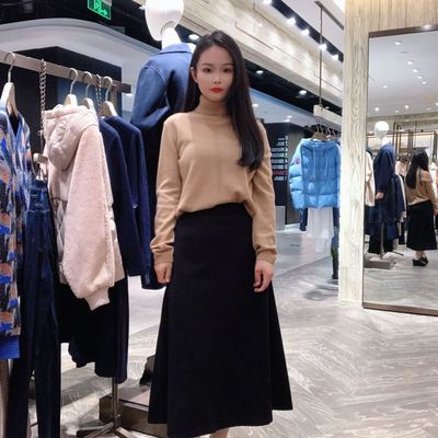 LanaFaY啦娜菲女士简约优雅半身裙L2D327