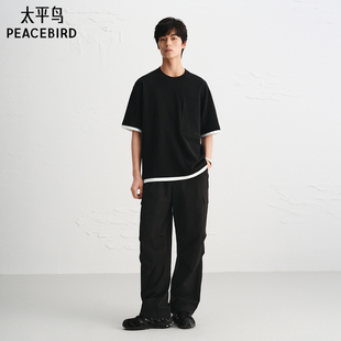 太平鸟男士时尚休闲工装裤B2GLF3228