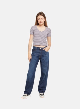 Levi's25年秋冬女士Baggy直筒牛仔裤A3494-0059