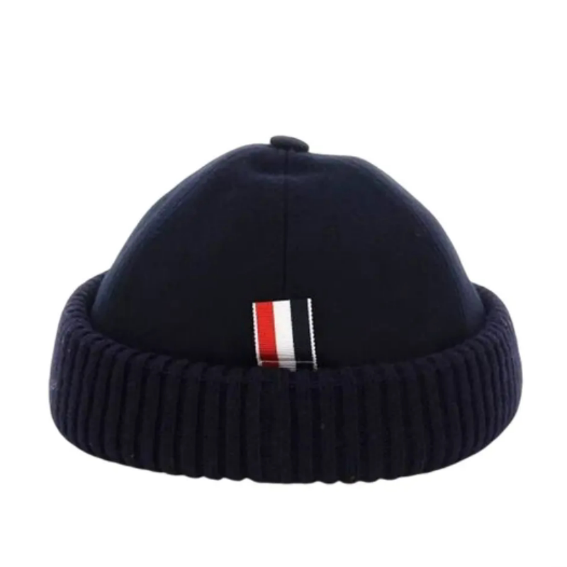 THOMBROWNE/汤姆布朗男士帽子舒适保暖绒线帽MHC346A-05507