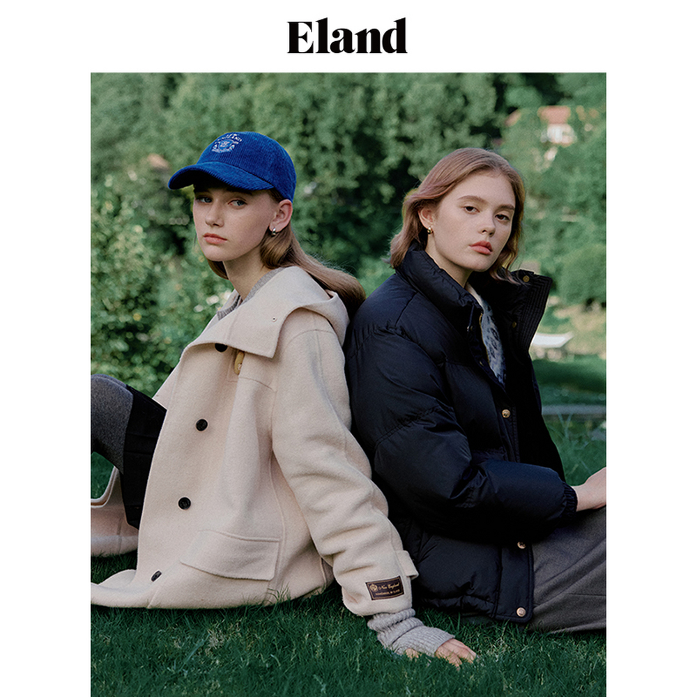 Eland毛呢外套女长期主义保暖大衣24冬EEJWE4TE01