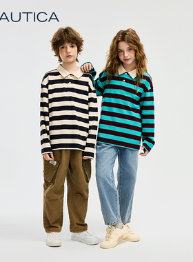 NAUTICA诺谛卡春秋季长袖polo衫NKH301501A