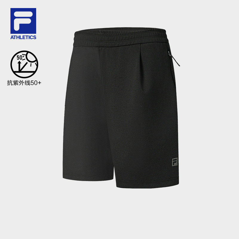 FILA 斐乐官方女士针织短裤2026秋季新款基础裤子A11W631618F