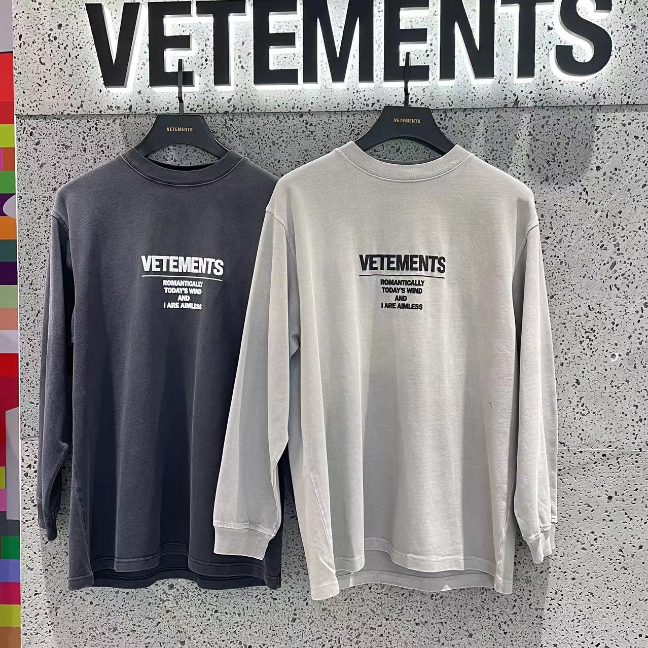 VETEMENTS2024秋季长袖T恤34550003