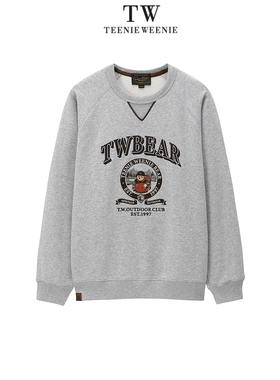 Teenie Weenie2025冬插肩圆领卫衣TNMW254T02A