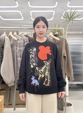 江南布衣女士简约时尚套头衫5OB314880