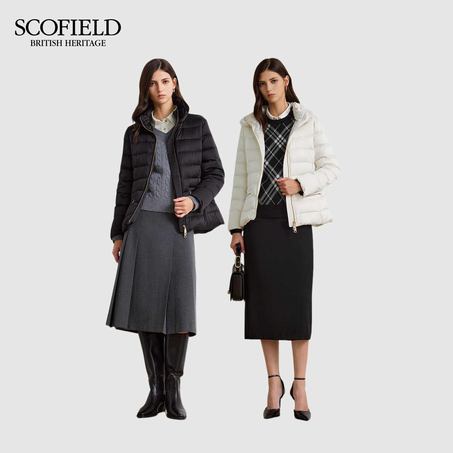 Scofield女装短款时尚 羽绒服
